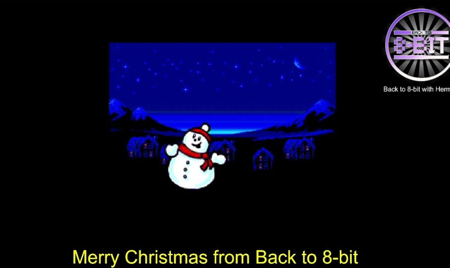 Merry Christmas from Back to 8-bit.   Some ZX Spectrum Next Festive Cheer
