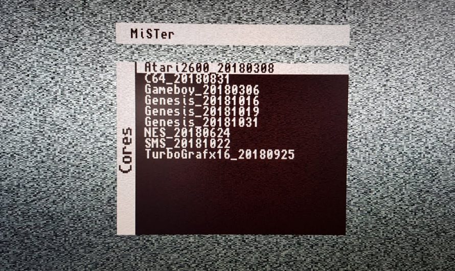 [MiSTer FPGA] – 02 – Le Menu