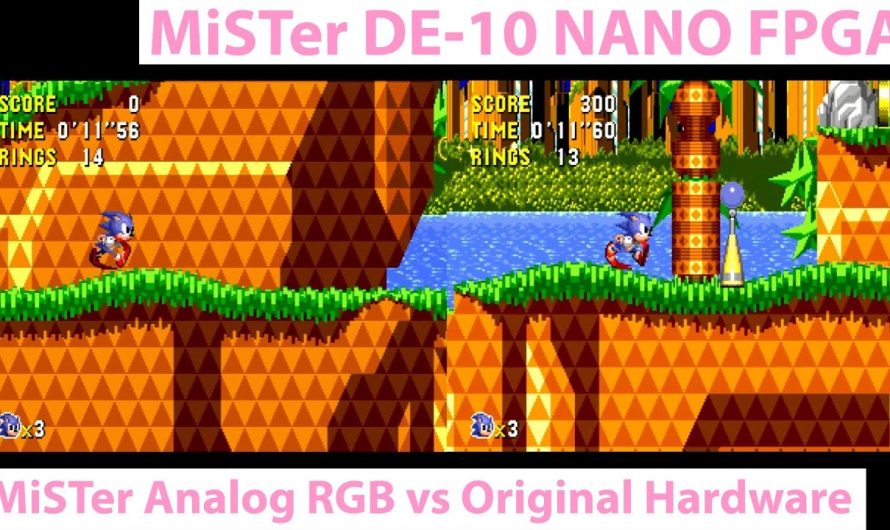 MiSTer FPGA DE-10 Nano – Analog RGB Video Quality Compared to Original Consoles – SNES / Sega
