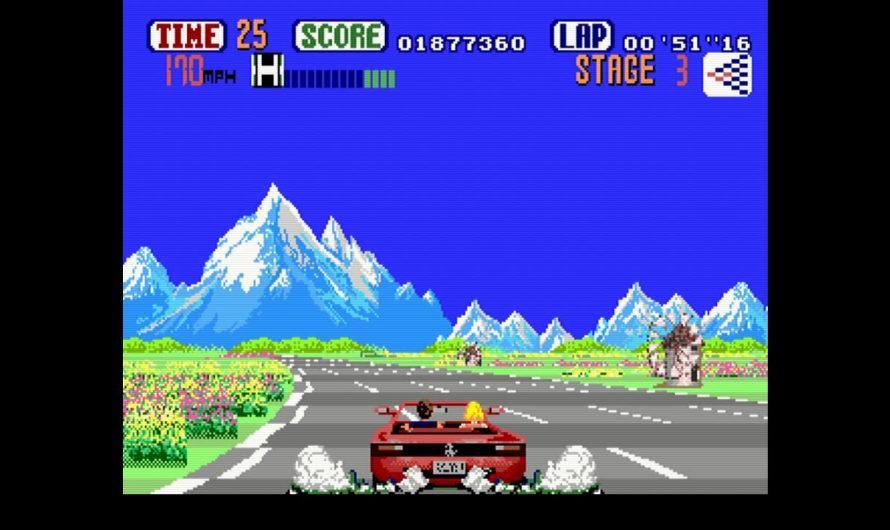 MiSTer FPGA – Out Run (ア ウ ト ラ ン) / Genesis (Mega Drive)  [Pyron Color Hack]