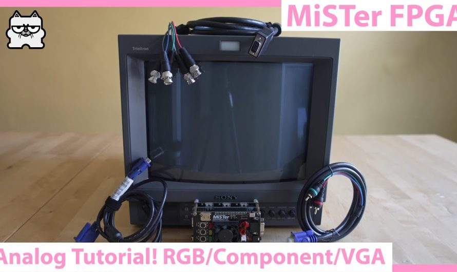 Monsieur FPGA DE10 NANO !  Comment faire de l&rsquo;analogique !  RVB, Composant et VGA en toute simplicité !  Tutoriels MiSTer !  Vers 2022