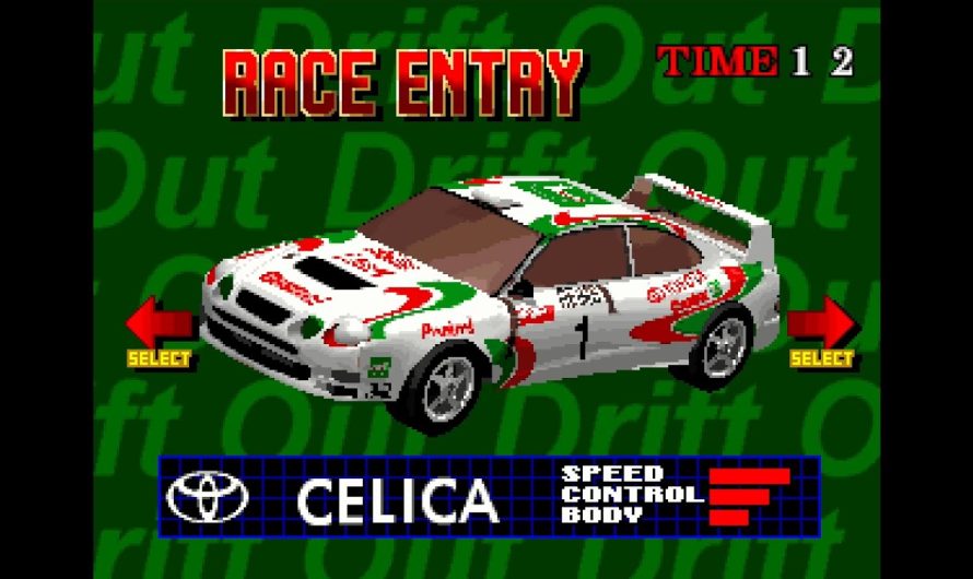 MiSTer FPGA – Neo Drift Out (Toyota Celica 1cc) / Neo Geo
