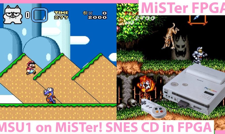 Monsieur FPGA DE10 NANO !  Le support SNES MSU1 est là !  CD SNES en FPGA et son INCROYABLE !  Super-Nintendo