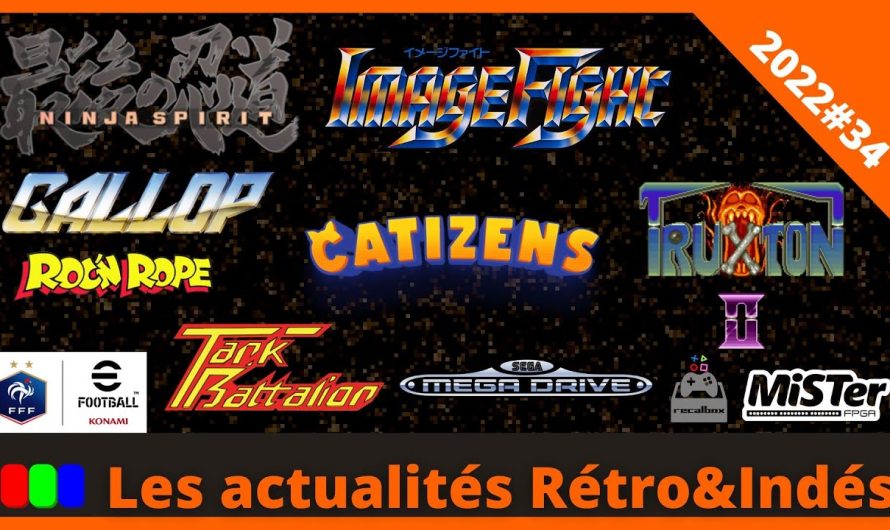 Ninja Spirit, Gallop, Image Fight, Catizens, Truxton2, Roc&rsquo;n&rsquo;rope – Les actualités Rétro&Indés