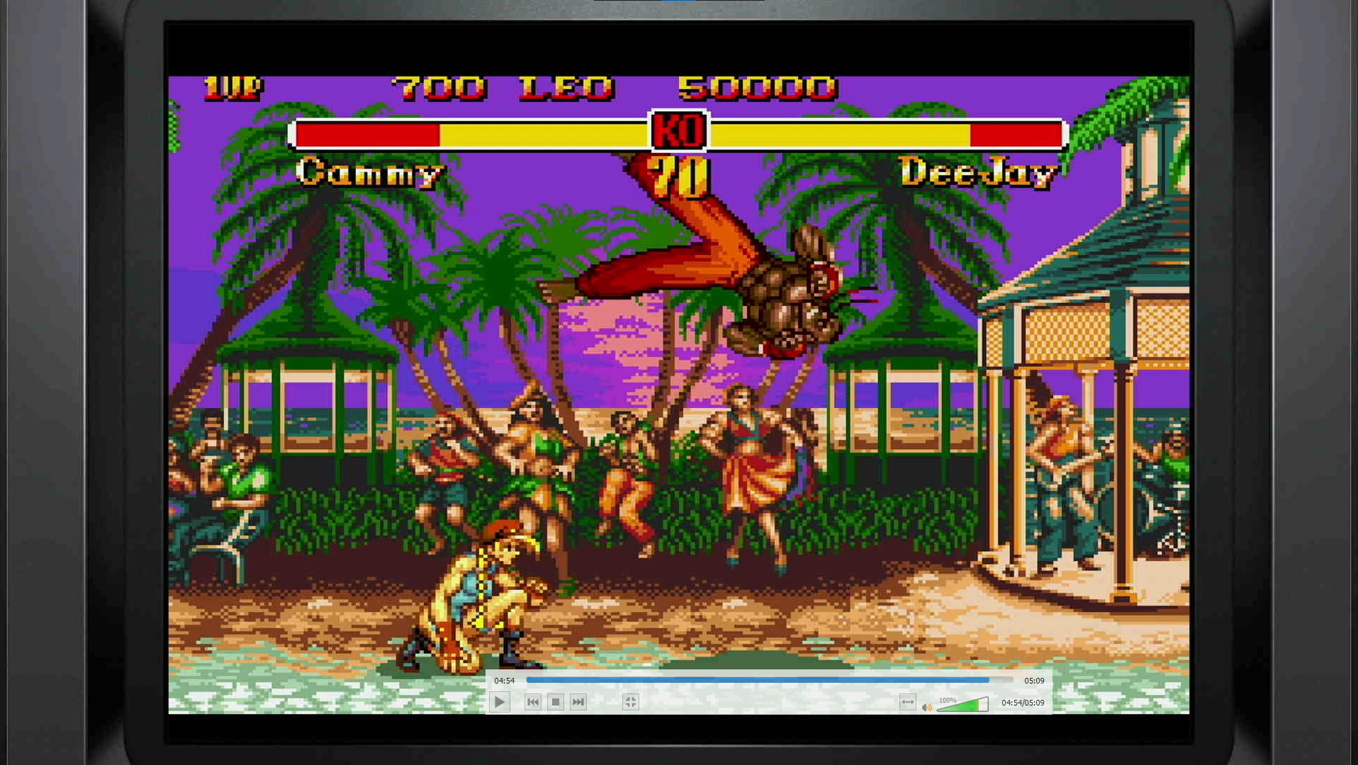 Super Street Fighter 2 sur la Sega Genesis Mini 2