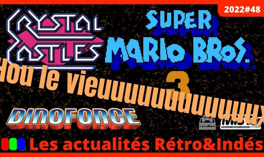 Crystal Castles, Segapede, Super Mario Bros 3+, Dinoforce, GleyLancer – Les actualités Rétro&Indés