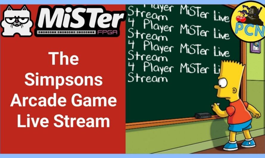 The Simpsons Arcade Game | MiSTer FPGA | 4 Player Live Stream